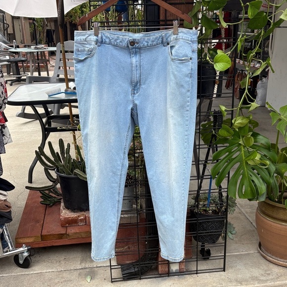 Avenue Denim - Avenue Girl Friend Sky Blue Straight Leg Jeans